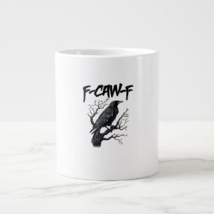 F-Caw-F Grappige Kraai Essentiële Coole Unieke Grote Koffiekop