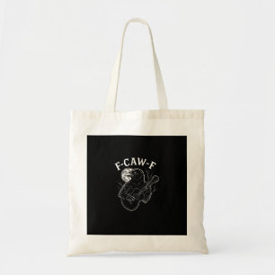 F Caw F Grappige Kraai Gitaar Halloween Vintage St Tote Bag