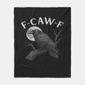 F-Caw-F Grappige Quote Fleece Deken (Voorkant)