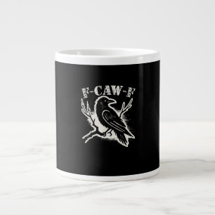 F-Caw-F Grappige Raaf Vintage Kraai Sarcasme Humor Grote Koffiekop