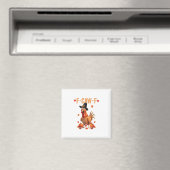 F-caw-f Grappige Thanksgiving Pilgrim Hoed Kip Pom Magneet (Insitu (Vaatwasser))