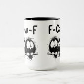 F-Caw-F Grappige Vogel Citaat Cadeaus Mok (Midden)