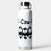 F-Caw-F Grappige Vogel Citaat Cadeaus Waterfles (Achterkant)