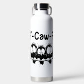F-Caw-F Grappige Vogel Citaat Cadeaus Waterfles (Voorkant)