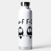 F-Caw-F Grappige Vogel Citaat Cadeaus Waterfles (Links)