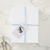 F-Caw-F Grappige Vogel Kraai Cadeaulabel (Met Touw)
