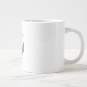 F-Caw-F Grappige Vogel Kraai Grote Koffiekop (Rechts)