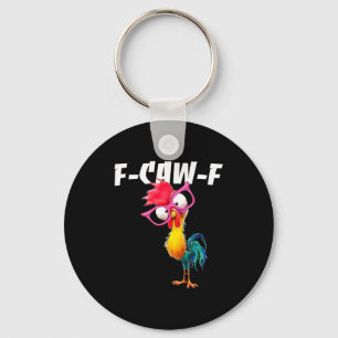F Caw F Haan Grappige Vogel Fcawf Kippen Fluistera Sleutelhanger
