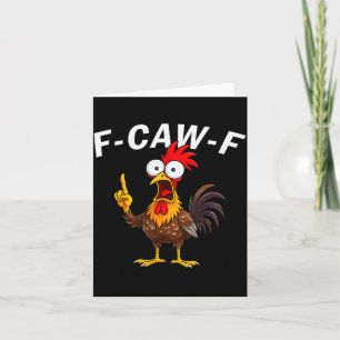 F Caw F Haan Grappige Vogel Fcawf Kippenfluisteraa Kaart