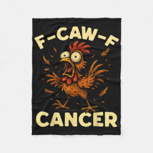 F-caw-f Haan Meme Grappige Kip Humor Grap Fcaw Fleece Deken