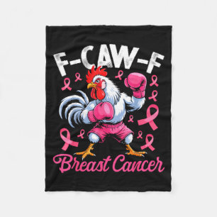 F Caw F Haantje Meme Kip Humor Borstkanker A Fleece Deken