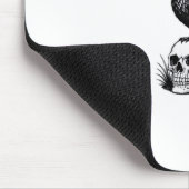 F Caw F Halloween Raven Skull Gothic Humor Design Muismat (Hoek)