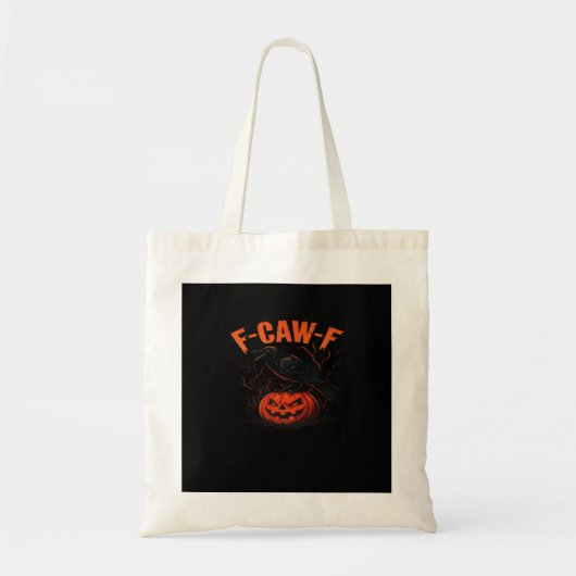F-Caw-F Halloween Trendy Casual Tote Bag (Voorkant)