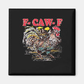 F-Caw-F Hei Hei Moana Rooster Classic Funny Graphi Magneet (Voorkant)