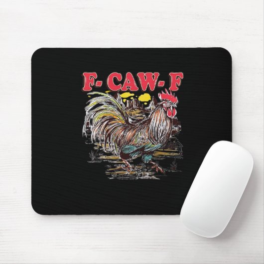 F-Caw-F Hei Hei Moana Rooster Classic Funny Graphi Muismat (Met muis)