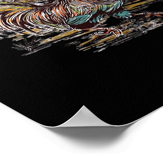 F-Caw-F Hei Hei Moana Rooster Classic Funny Graphi Poster (Hoek)