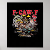 F-Caw-F Hei Hei Moana Rooster Classic Funny Graphi Poster (Voorkant)