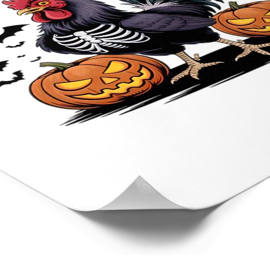 F Caw F Humor Crow Gothic Funny Style Poster (Hoek)