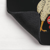 F-Caw-F Humor Gothic Crow Funny Aesthetic Style Muismat (Hoek)