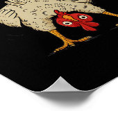 F-Caw-F Humor Gothic Crow Funny Aesthetic Style Poster (Hoek)