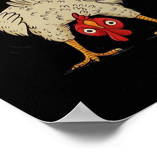 F-Caw-F Humor Gothic Crow Funny Aesthetic Style Poster (Hoek)