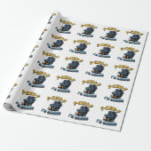 F-CAW-F Ik ben Gaming Grappige Raven Crow Meme Cadeaupapier (Uitgerold)