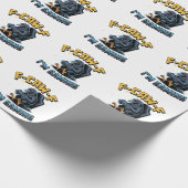 F-CAW-F Ik ben Gaming Grappige Raven Crow Meme Cadeaupapier (Hoek)