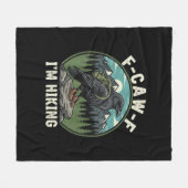 F-Caw-F I'm Hiking Raven Crow Spirit Cool Unique Fleece Deken (Voorkant (Horizontaal))