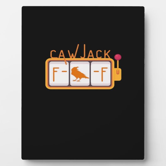 F-Caw-F Jackpot Retro Grafisch Fotoplaat (Voorkant)