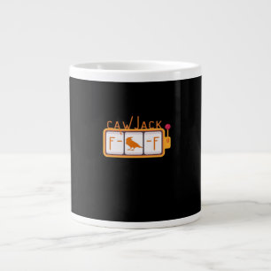 F-Caw-F Jackpot Retro Grafisch Grote Koffiekop