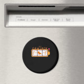 F-Caw-F Jackpot Retro Grafisch Magneet (Insitu (Vaatwasser))