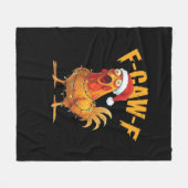 F-Caw-F Kerstkip Essentieel Fleece Deken (Voorkant (Horizontaal))
