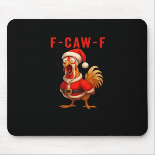 F-Caw-F Kerstkip Vintage Cool Muismat