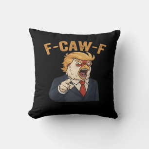 F-Caw-F Kip Anti Klassieke Vintage Grafiek Kussen