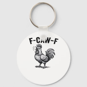 F-Caw-F Kip Creatieve Vrije Tijd Sleutelhanger