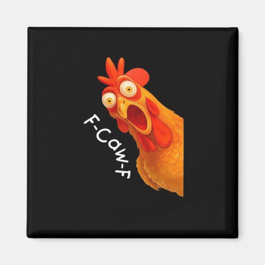 F-Caw-F Kip Essential Klassieker Retro Magneet (Voorkant)