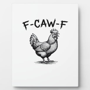 F-Caw-F Kip Essentieel Fotoplaat