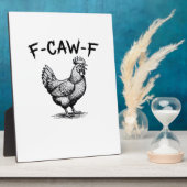 F-Caw-F Kip Essentieel Fotoplaat (Zijkant)