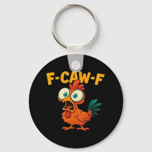 F-Caw-F Kip Essentiële Creatieve Casual Sleutelhanger