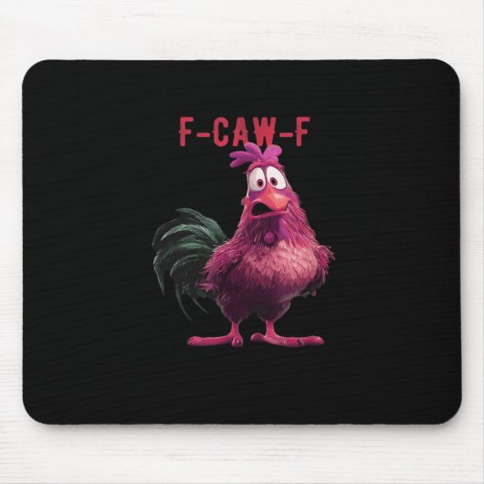 F-Caw-F-Kip Essentiële Esthetische Unieke Muismat (Voorkant)
