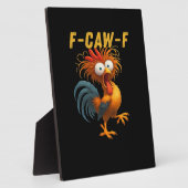 F-Caw-F Kip Essentiële Grappige Ontwerp Fotoplaat (Zijkant)