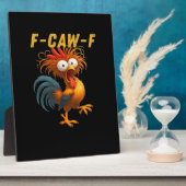 F-Caw-F Kip Essentiële Grappige Ontwerp Fotoplaat (Zijkant)