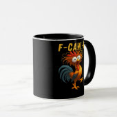 F-Caw-F Kip Essentiële Grappige Ontwerp Mok (Voorkant rechts)