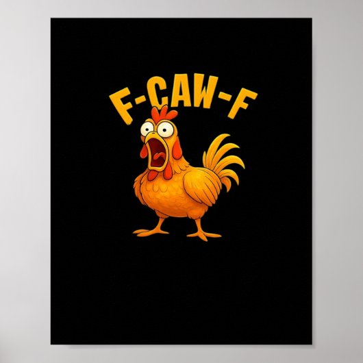 F-Caw-F-Kip Essentiële Grappige Quote Poster (Voorkant)