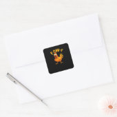 F-Caw-F-Kip Essentiële Grappige Quote Vierkante Sticker (Envelop)