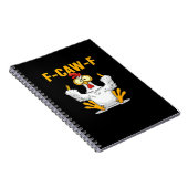 F-Caw-F-Kip Essentiële Grappige Trendy Notitieboek (Rechterzijde)