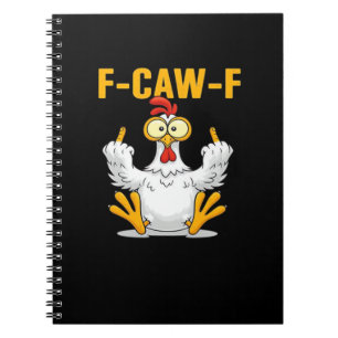 F-Caw-F-Kip Essentiële Grappige Trendy Notitieboek