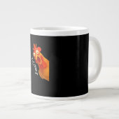 F-Caw-F Kip Essentiële Minimaal Schone Grote Koffiekop (Voorkant rechts)