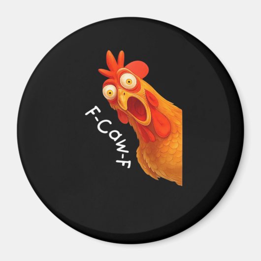 F-Caw-F Kip Essentiële Minimaal Schone Magneet (Voorkant)