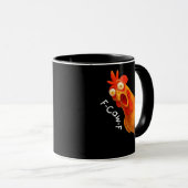F-Caw-F Kip Essentiële Minimaal Schone Mok (Voorkant rechts)